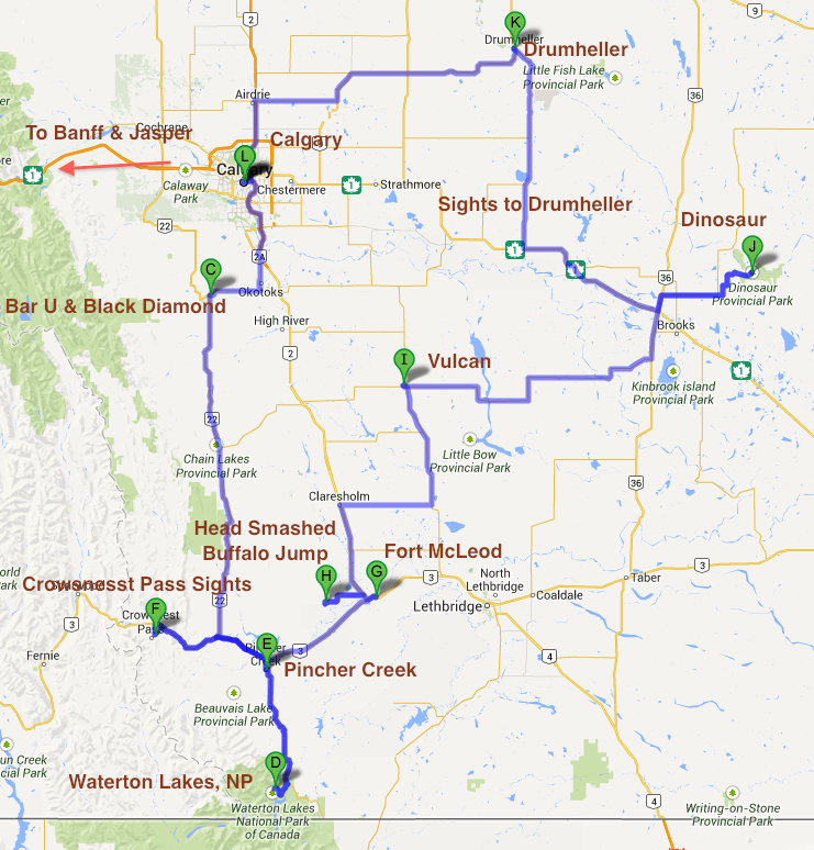 Alberta Map