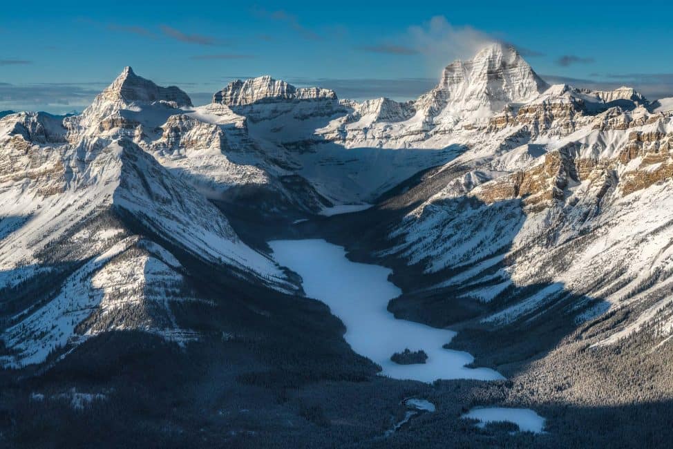 best things to do in Banff - heli-snowshoe