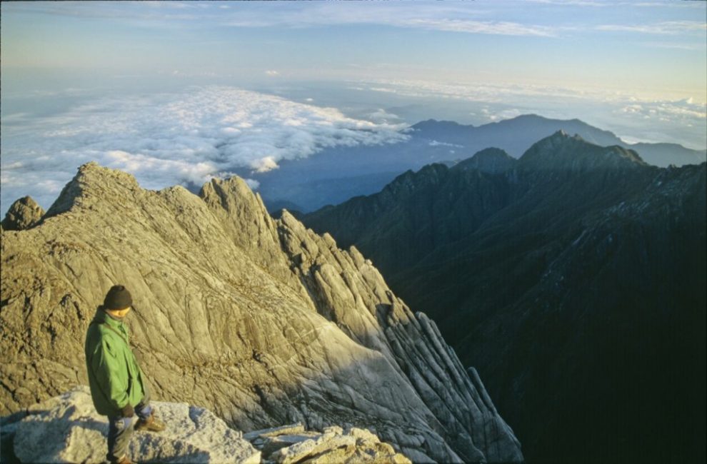 summit-mount-kinabalu-borneo-malaysia looking out from summit of Mount Kinabalu, Borneo