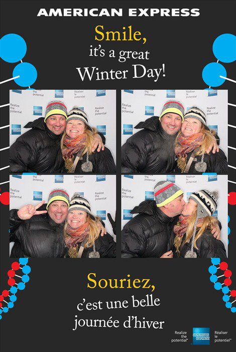 Photo Booth Americane Express american express lounge at winterlude