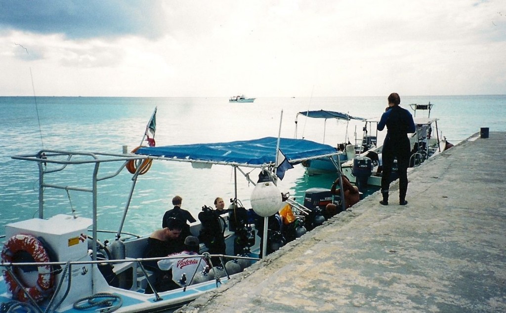 our dive boat