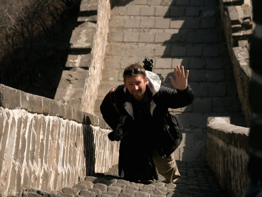 hiking the great wall of China