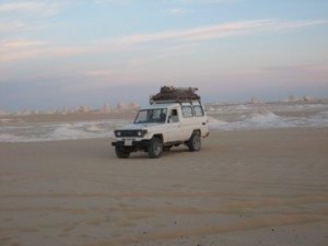 Jeep, White Desert, Egypt Our Jeep in the White Desert, Egypt