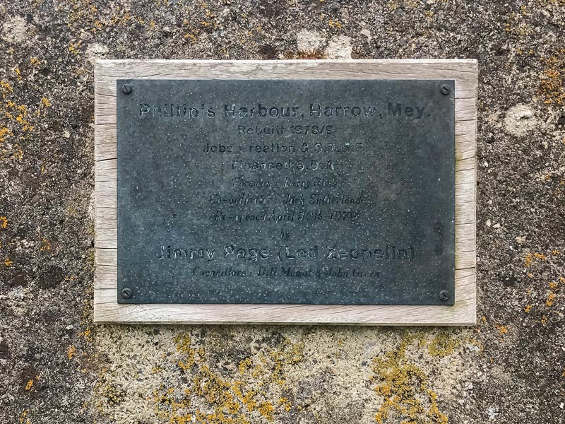 jimmy page plaque scotland