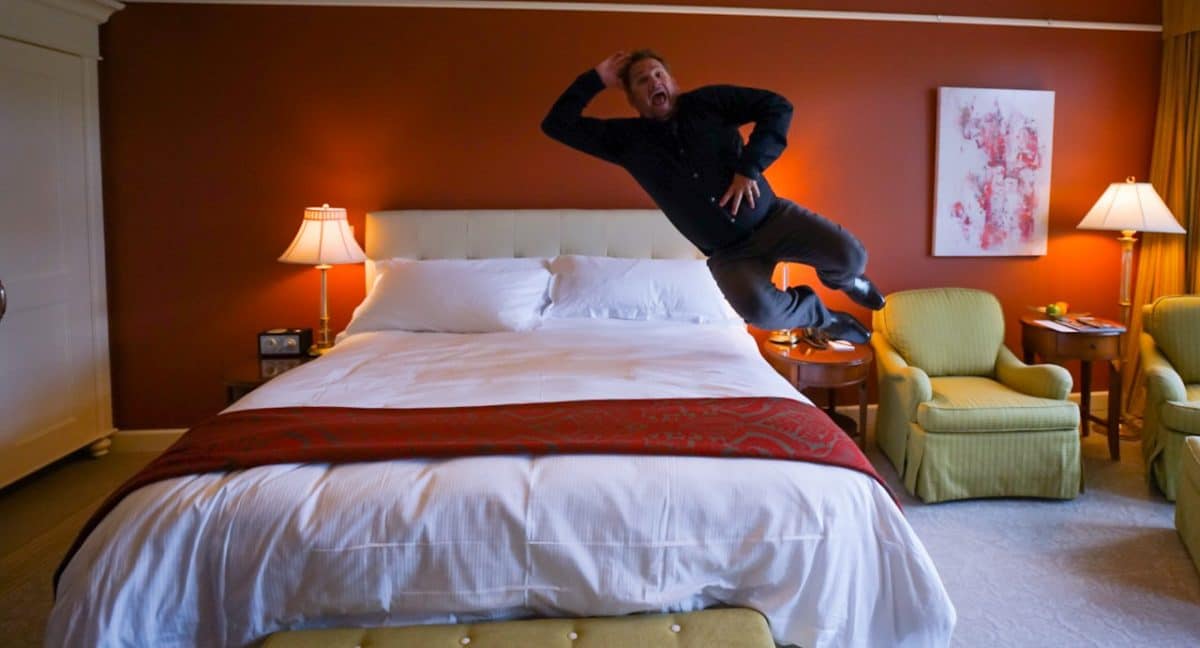 Dave was pretty excited about the Bruce Hotel.