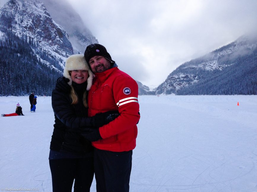 Dave and Deb on Lake Louise