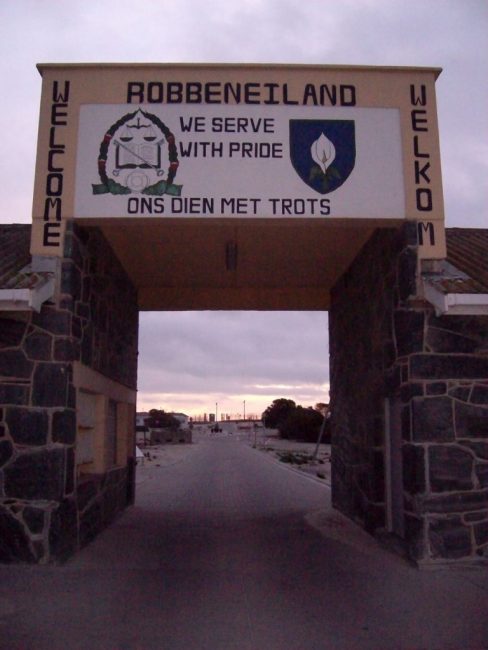 Entrance to Robben Island
