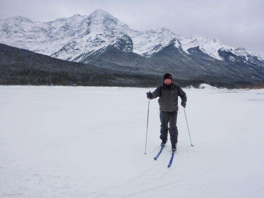 Dave cross country skiing