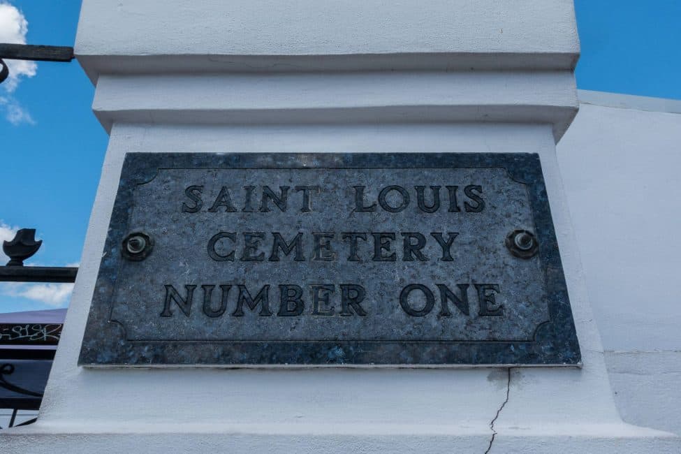 St. Louis Cemetery number one new oerleans