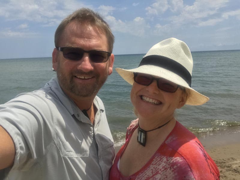 adaptive lenses dave and deb at beach