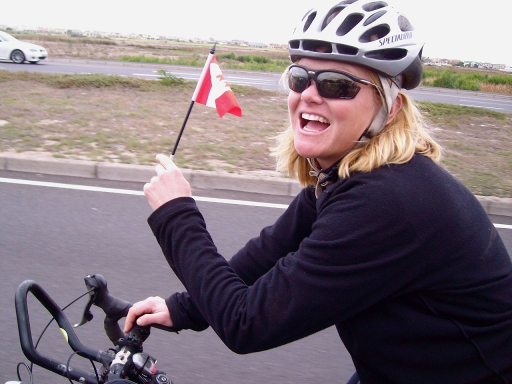 Riding into Cape Town