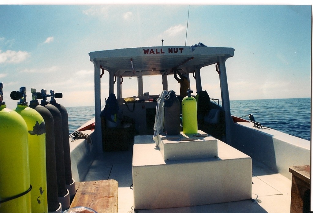 One of our dive boats