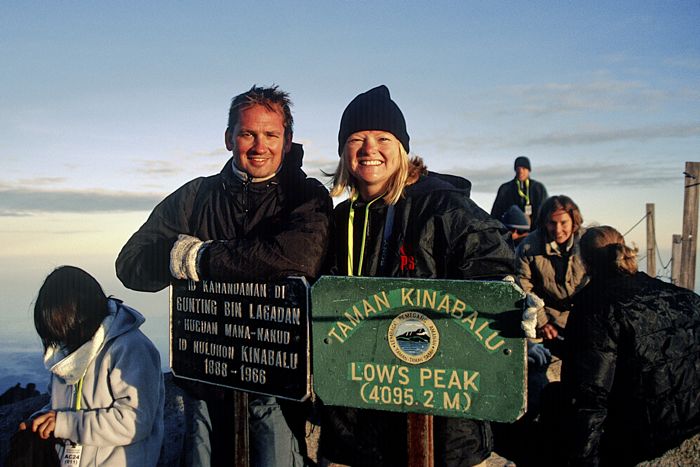 climbers-summit-mount-kinablu-borneo At the Summit of Kinabalu in Borneo