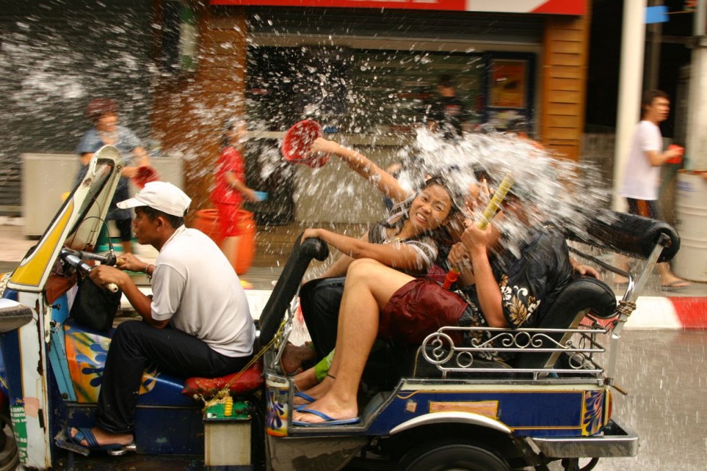 Songkran Festival, water everywhere