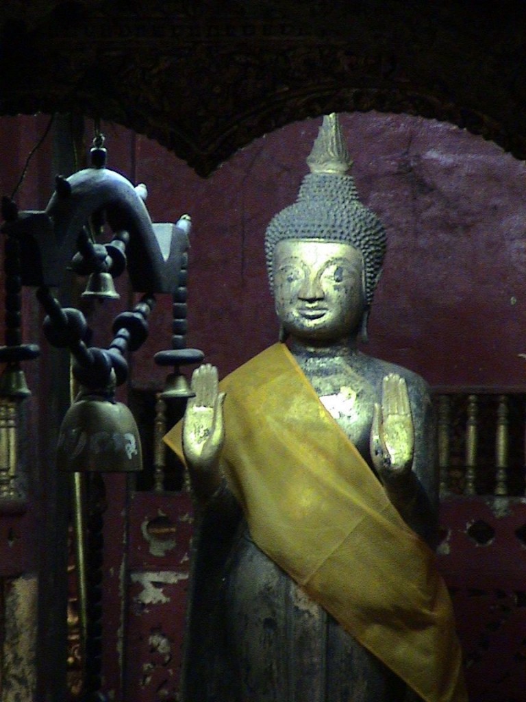 Inside one of the temples