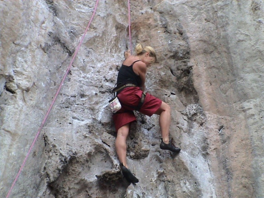 Climbing at Railay Beach