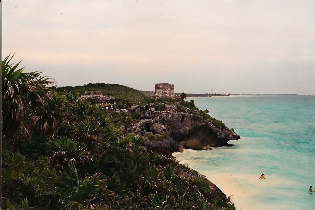 Tulum over looking Yucutan Peninsula