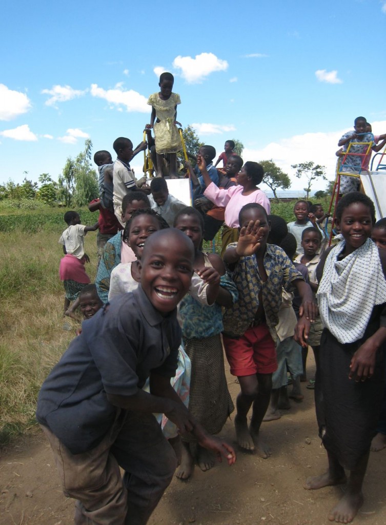 Children Welcome us to their Playground