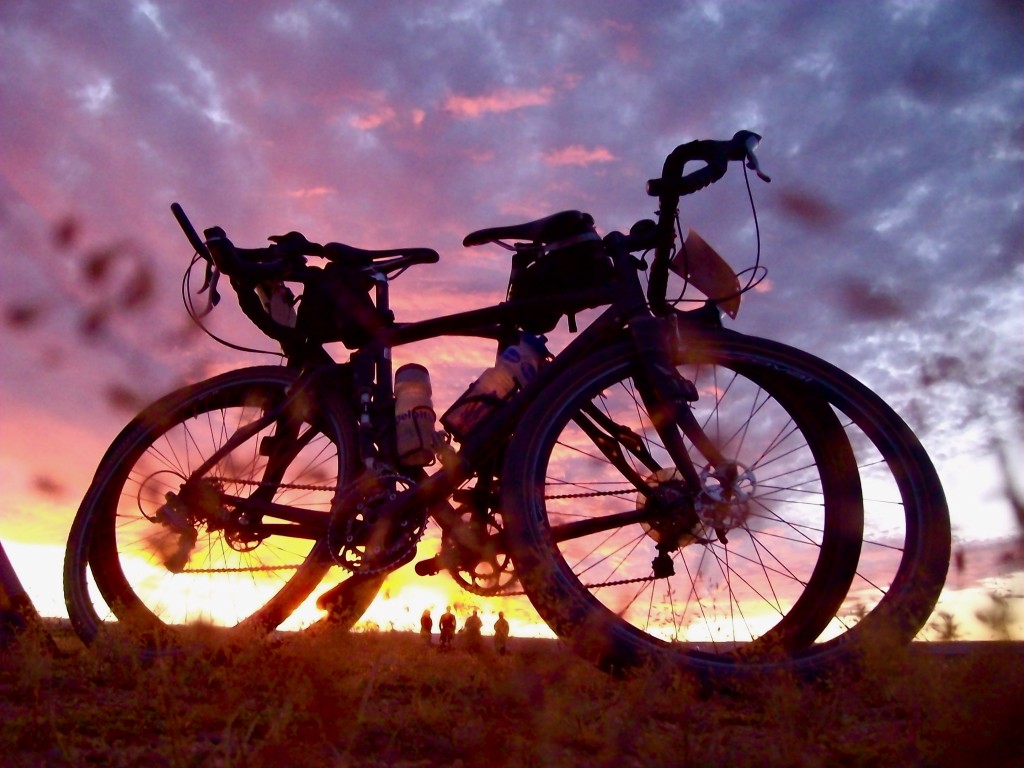 Our Bikes at Sunset