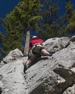 Dave climbing again Dave climbing again