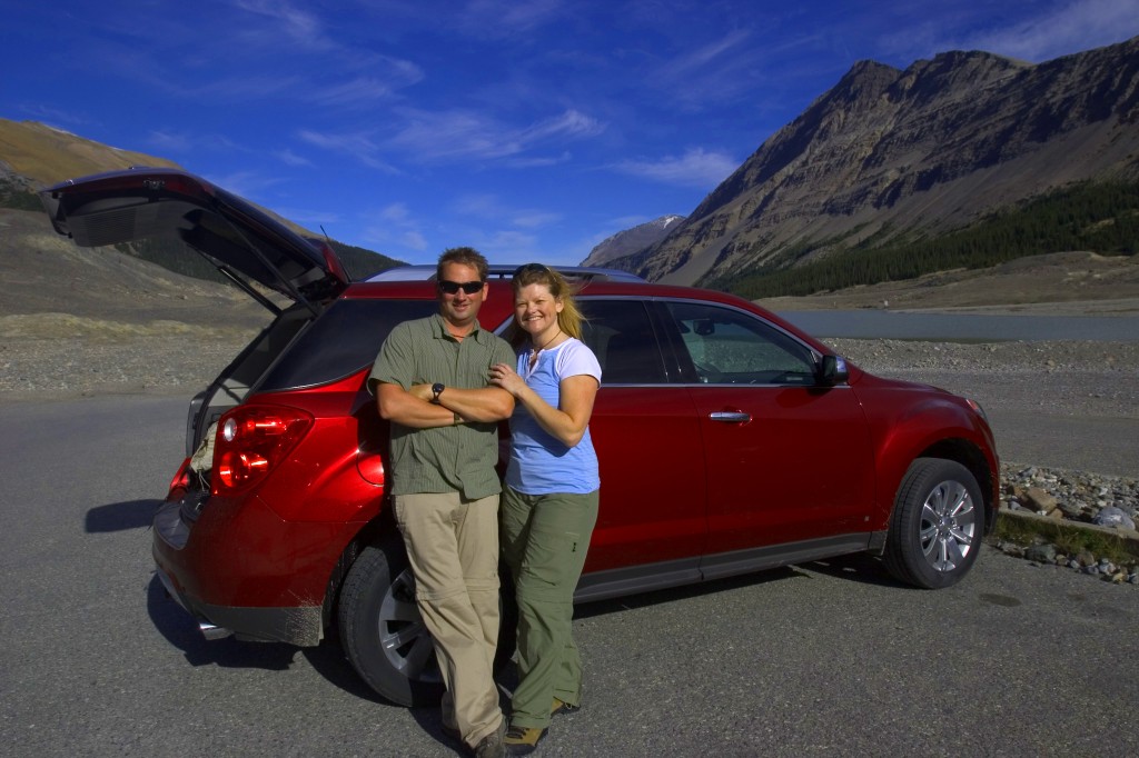 Canada's Adventure Couple with the 2010 Chevy Equinox