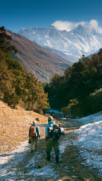 mount-everest-view-tengboche-nepal View of Mount Everest from Tengboche Nepal