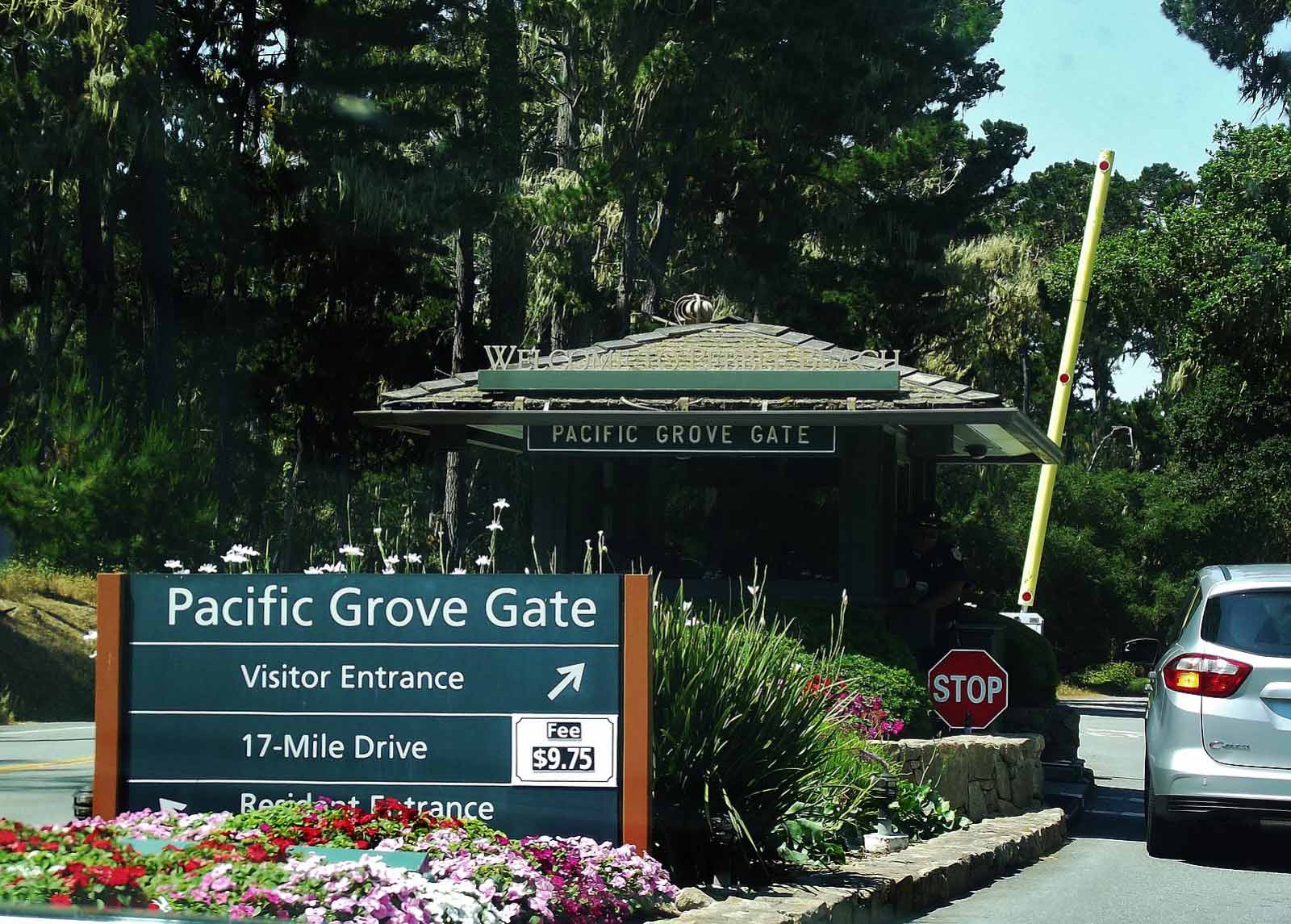 17 mile drive pacific grove gate