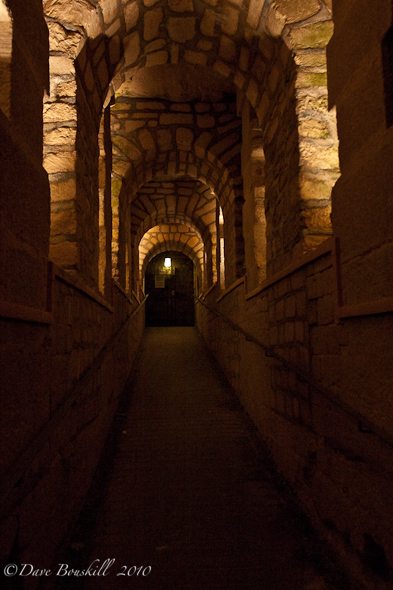 Catacombs paris hallway