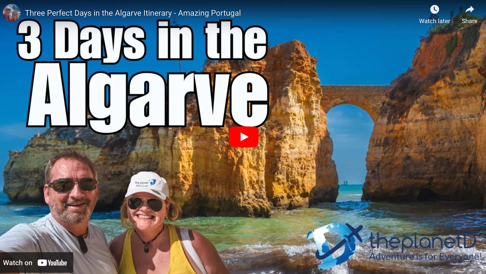 three days in the Algarve video