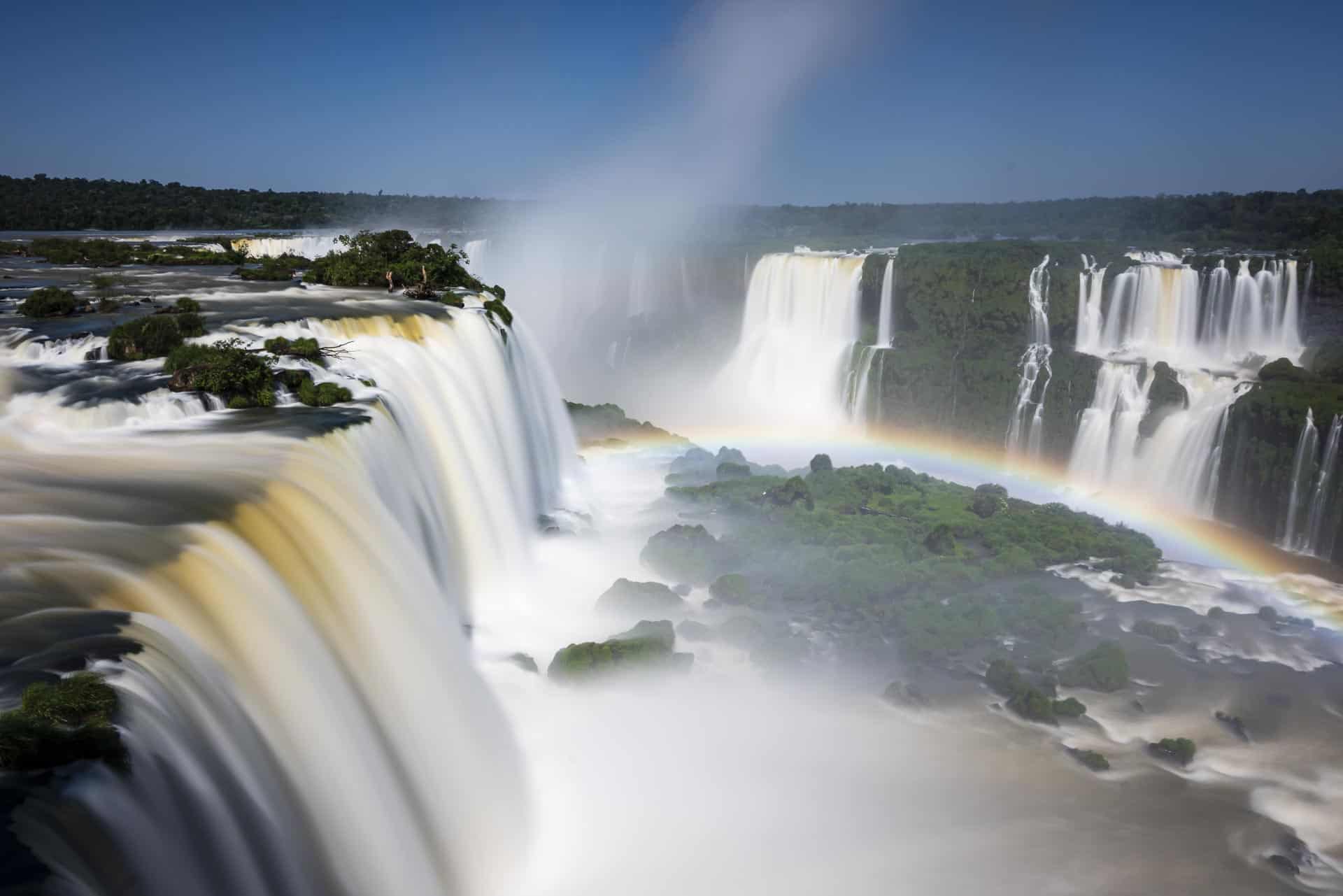 iguazu falls brazil one of the natural seven wonders of the world
