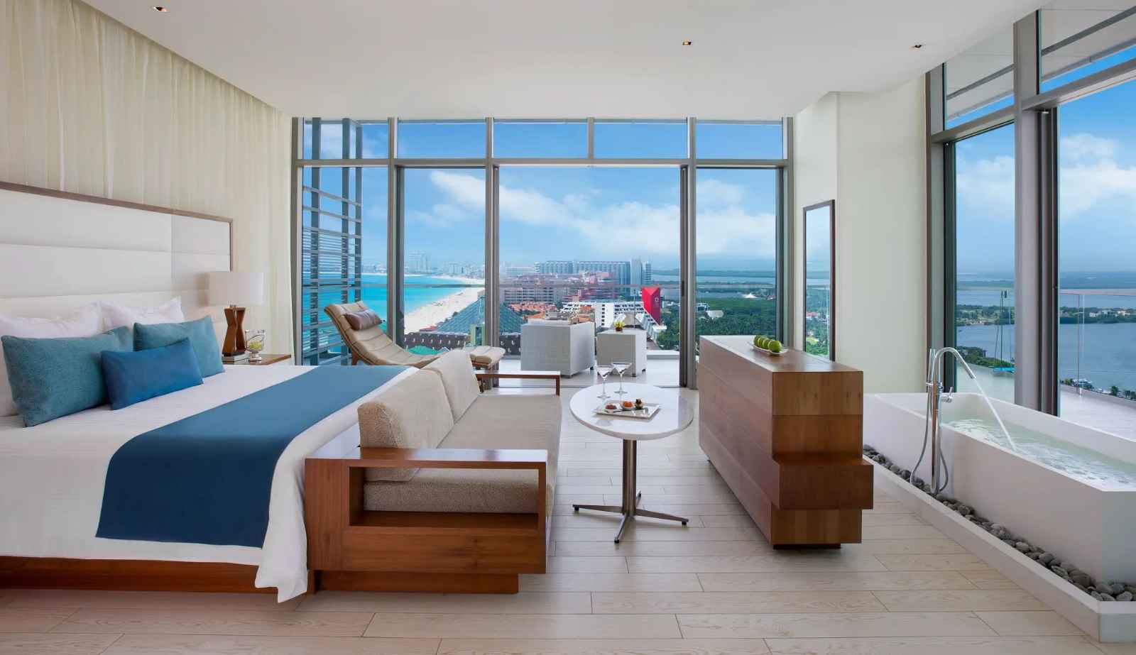 All Inclusive Resorts in Cancun Secrets The Vine Cancun penthouse views