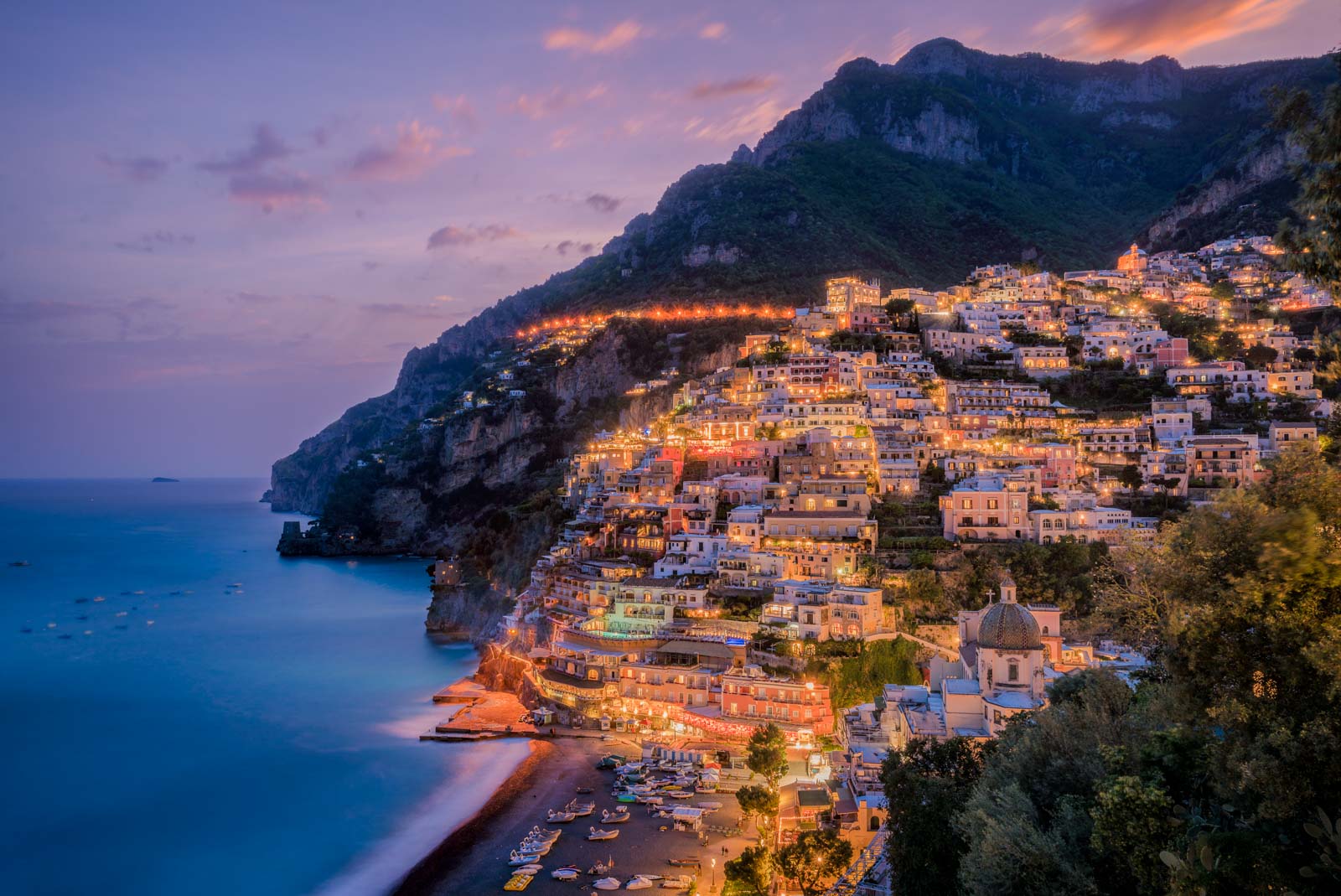 Beautiful Amalfi Coast Town of Positano