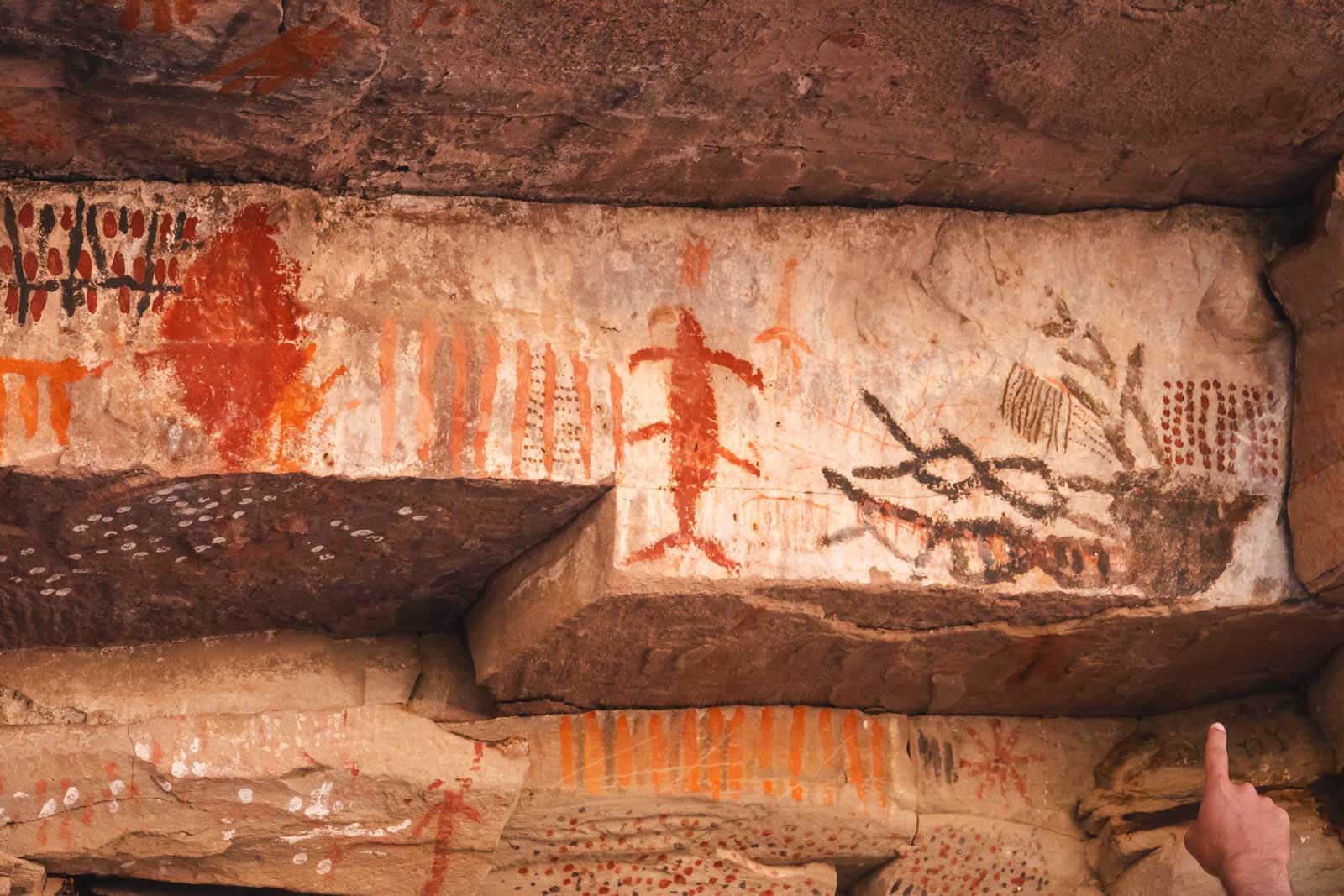 Ancient Cave Paintings near Loreto