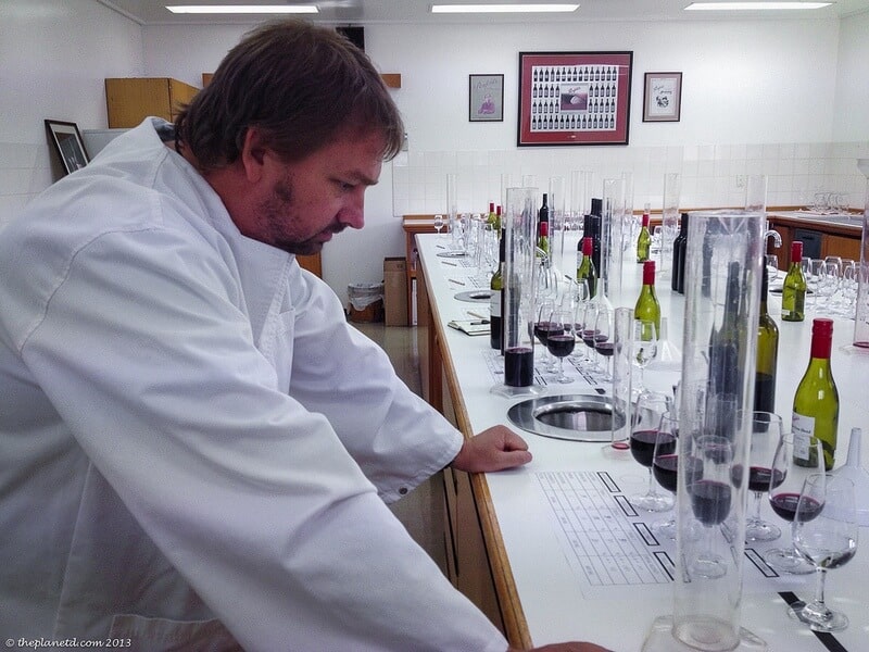 Barossa Valley Dave blending wine