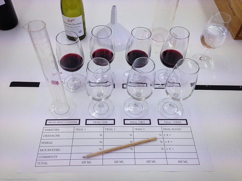 Barossa Valley Australia blending wine
