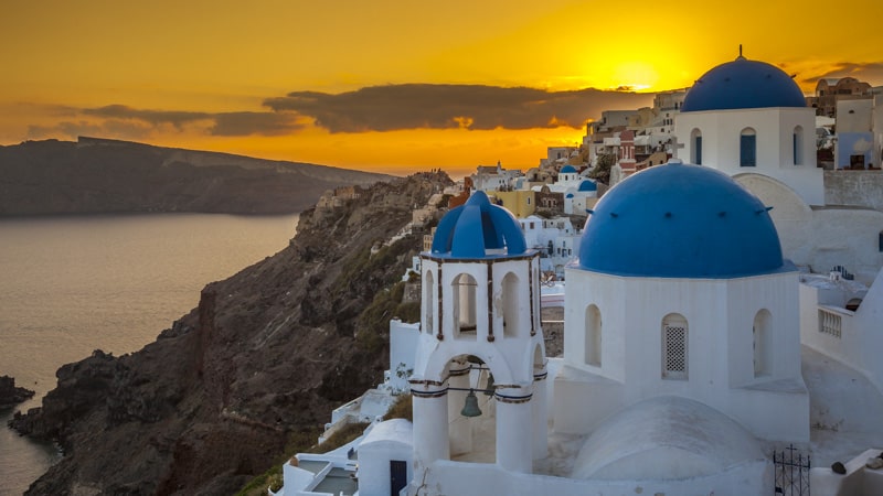 Santorini Greece sunset