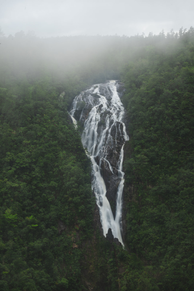 Waterfalls in the Mountain Pine ridge Wilderness reserve Belize