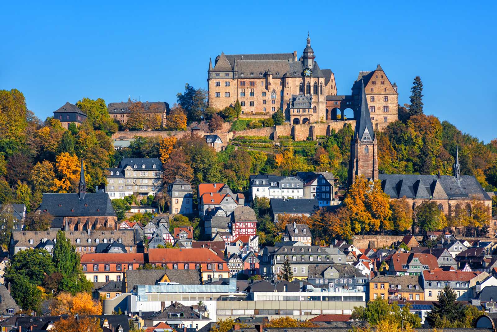 Castles in Germany Marburg Castle