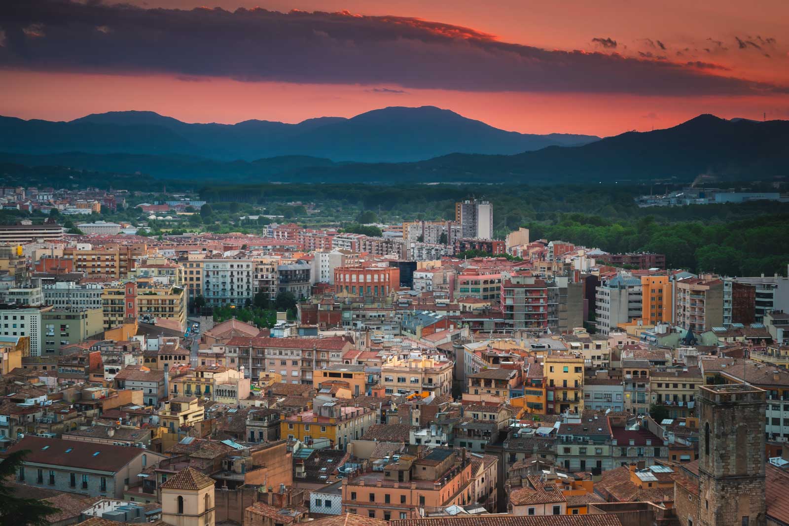 Cool Day trips from Barcelona Girona Sunset