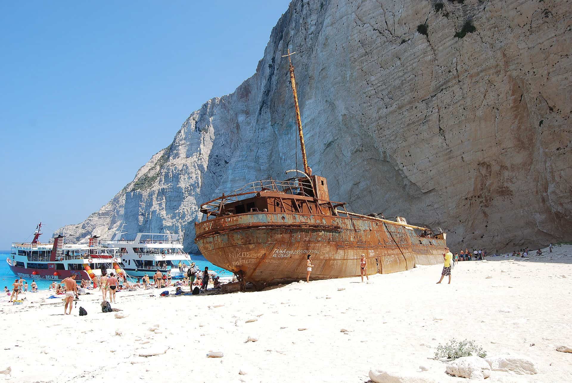 Best Greek Islands Zante Shipwreck