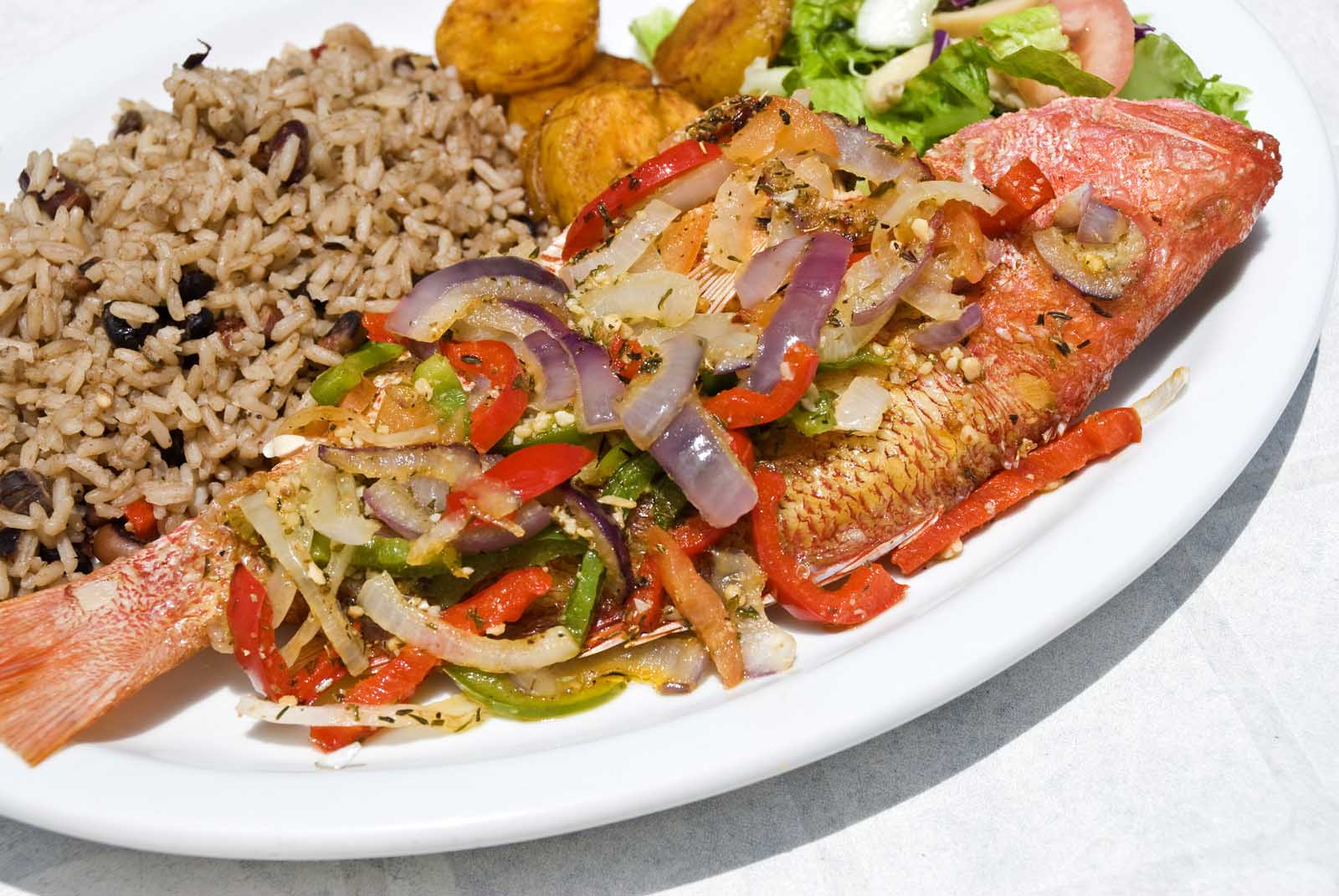 Best Haitian Food Fried Red Snapper