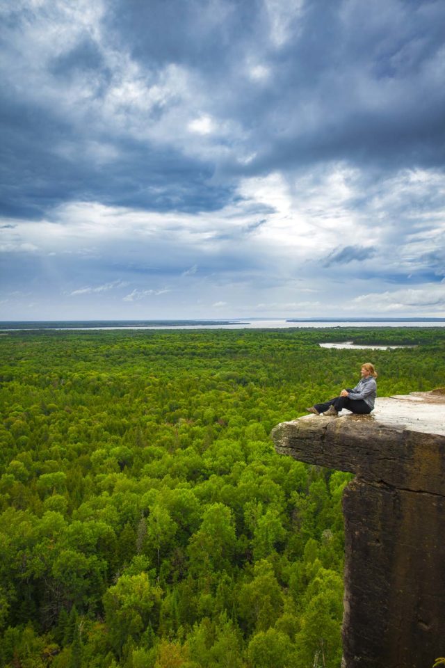 Cup and Saucer Trail in Manitoulin Island