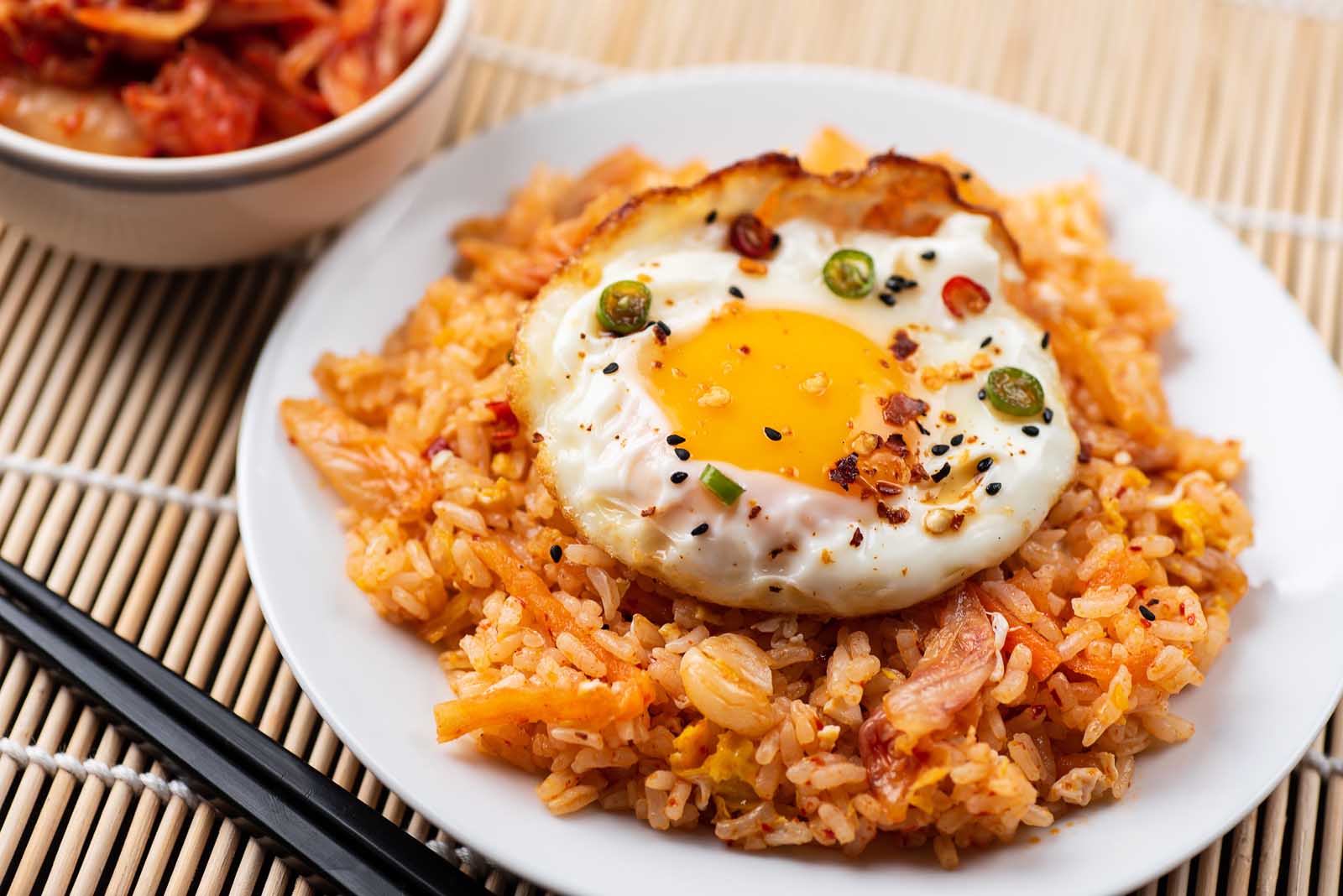 Korean Food Kimchi Fried Rice