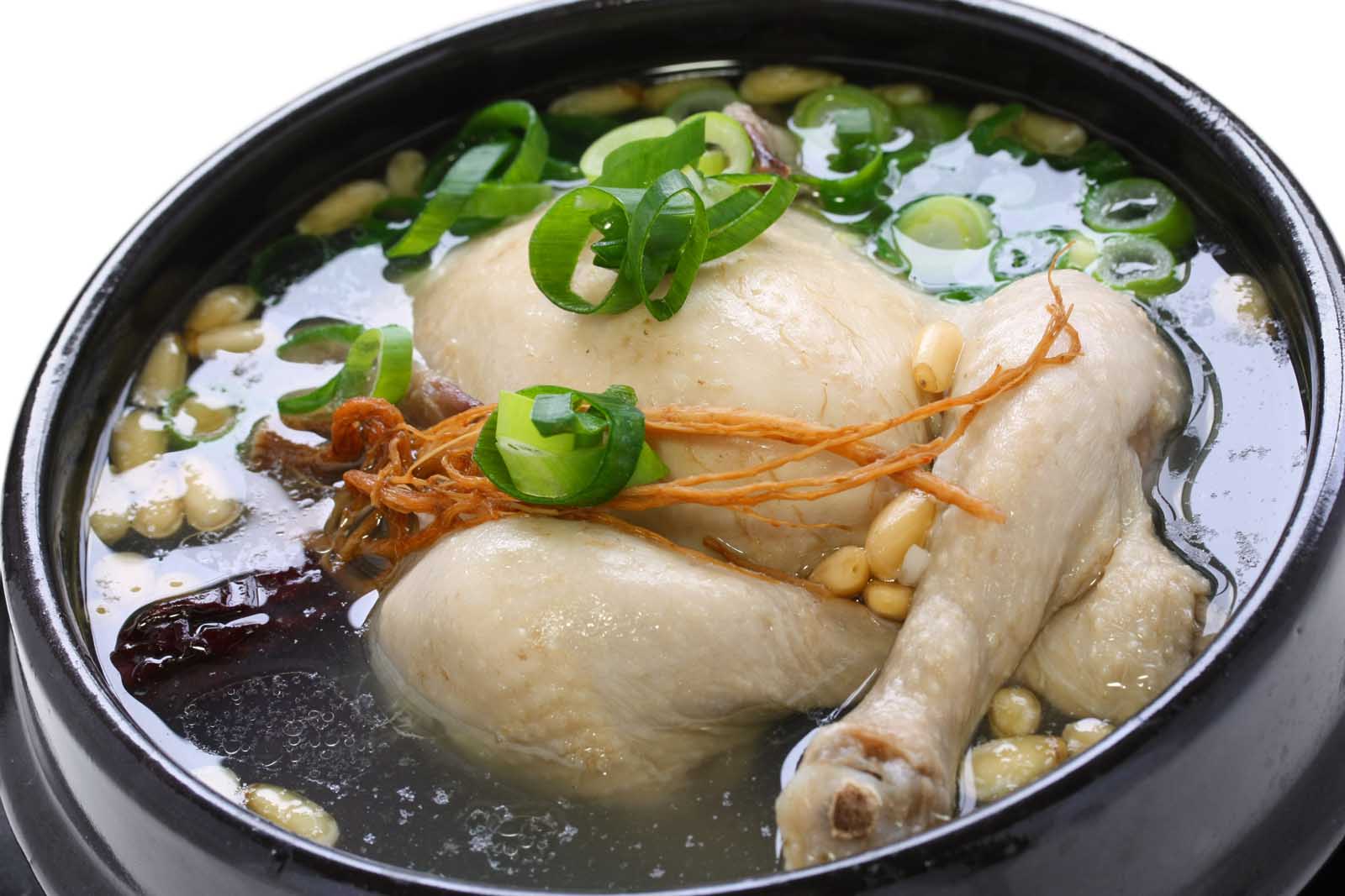 Chicken Ginseng Soup Korean Meal