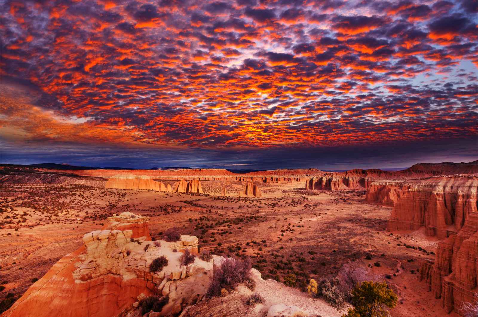 Best National Parks to Visit in March Capitol Reef Sunset