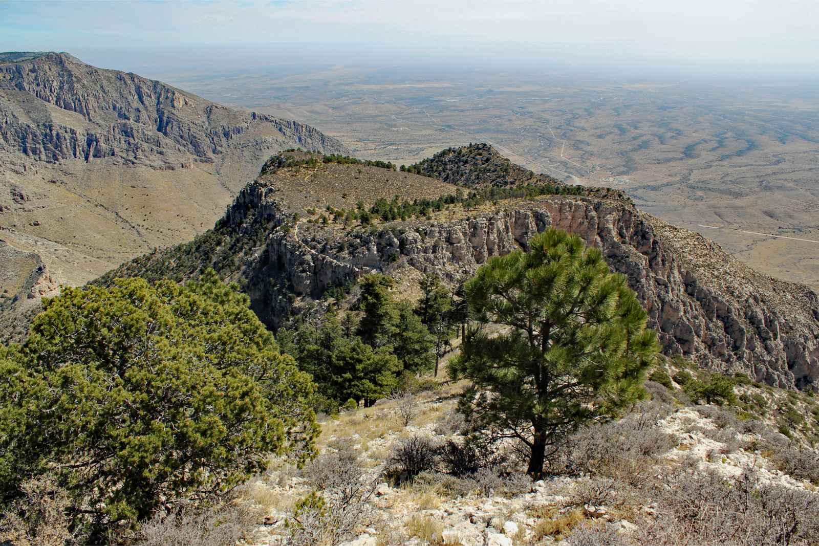Best National Parks to Visit in March Guadalupe Mountains Aerial