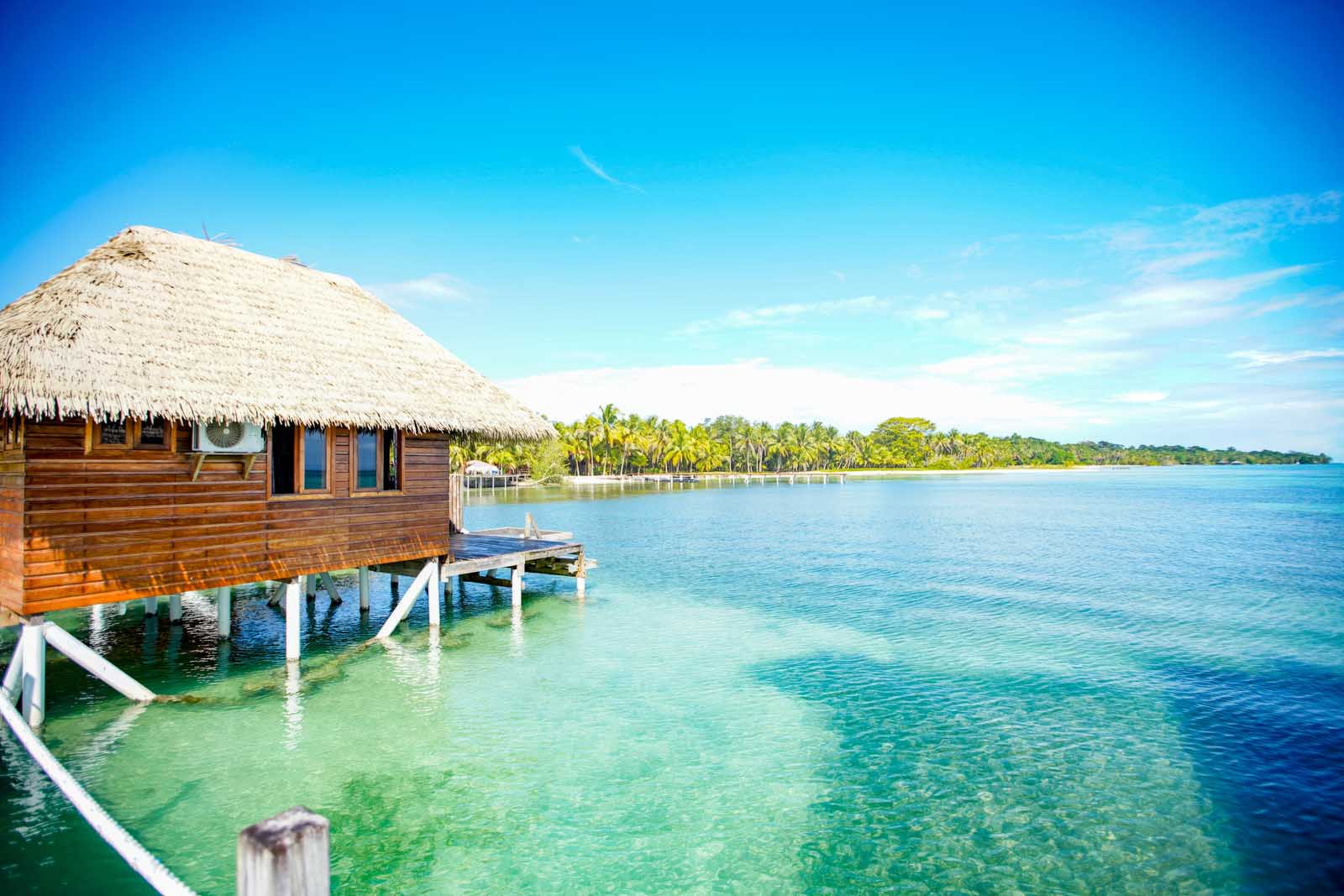 Amazing Overwater Bungalows in the Caribbean Azul Paradise, the Panama eco resort