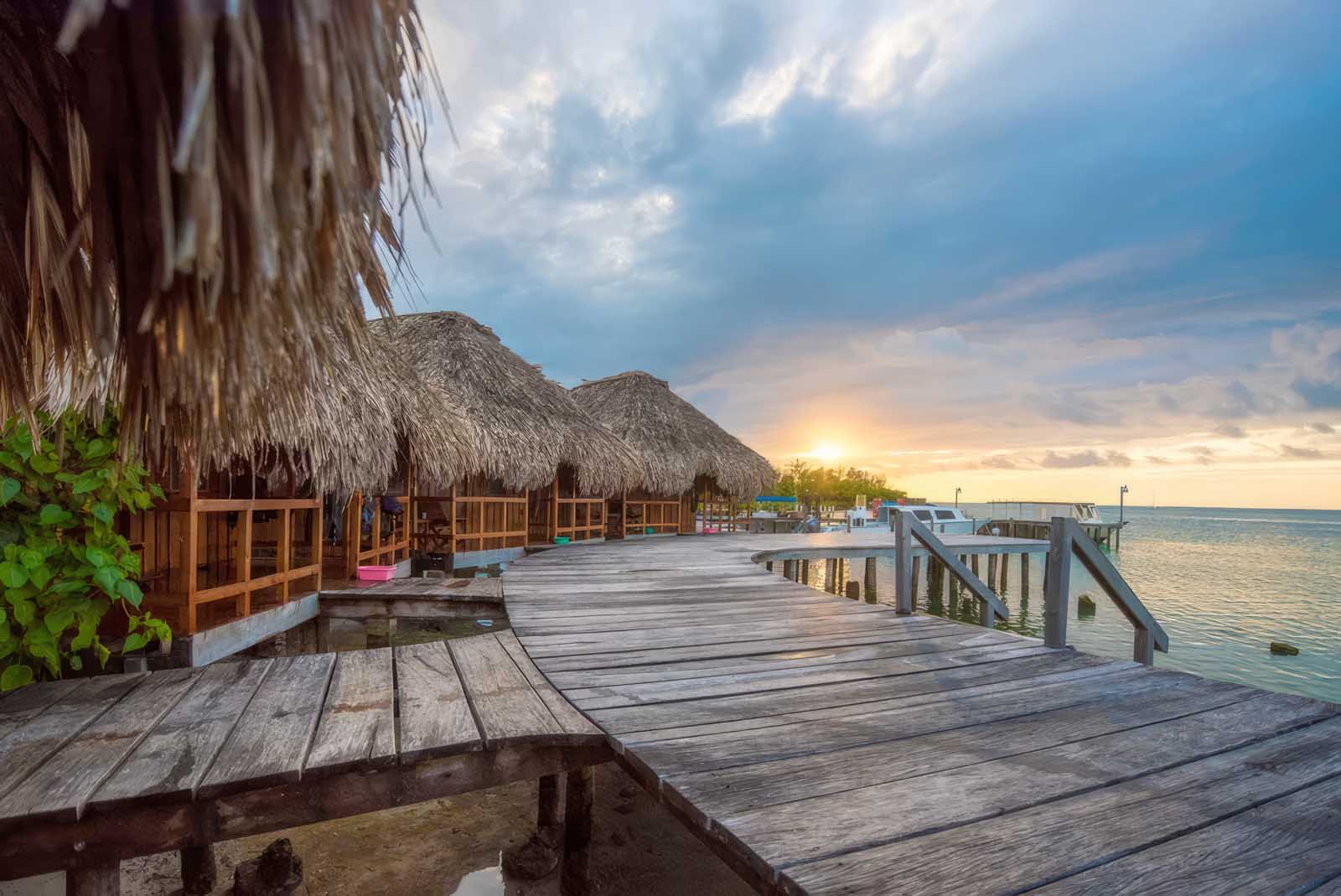 Beautiful Overwater Bungalow at St Georges Caye Resort