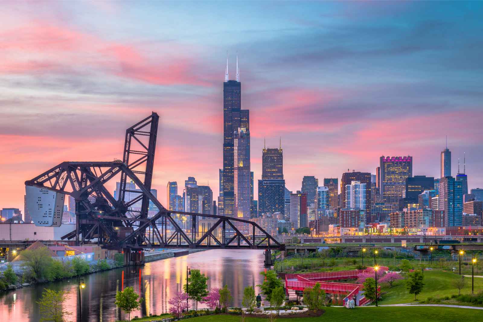 Chicago Illinois Places to visit in Summer in The USA