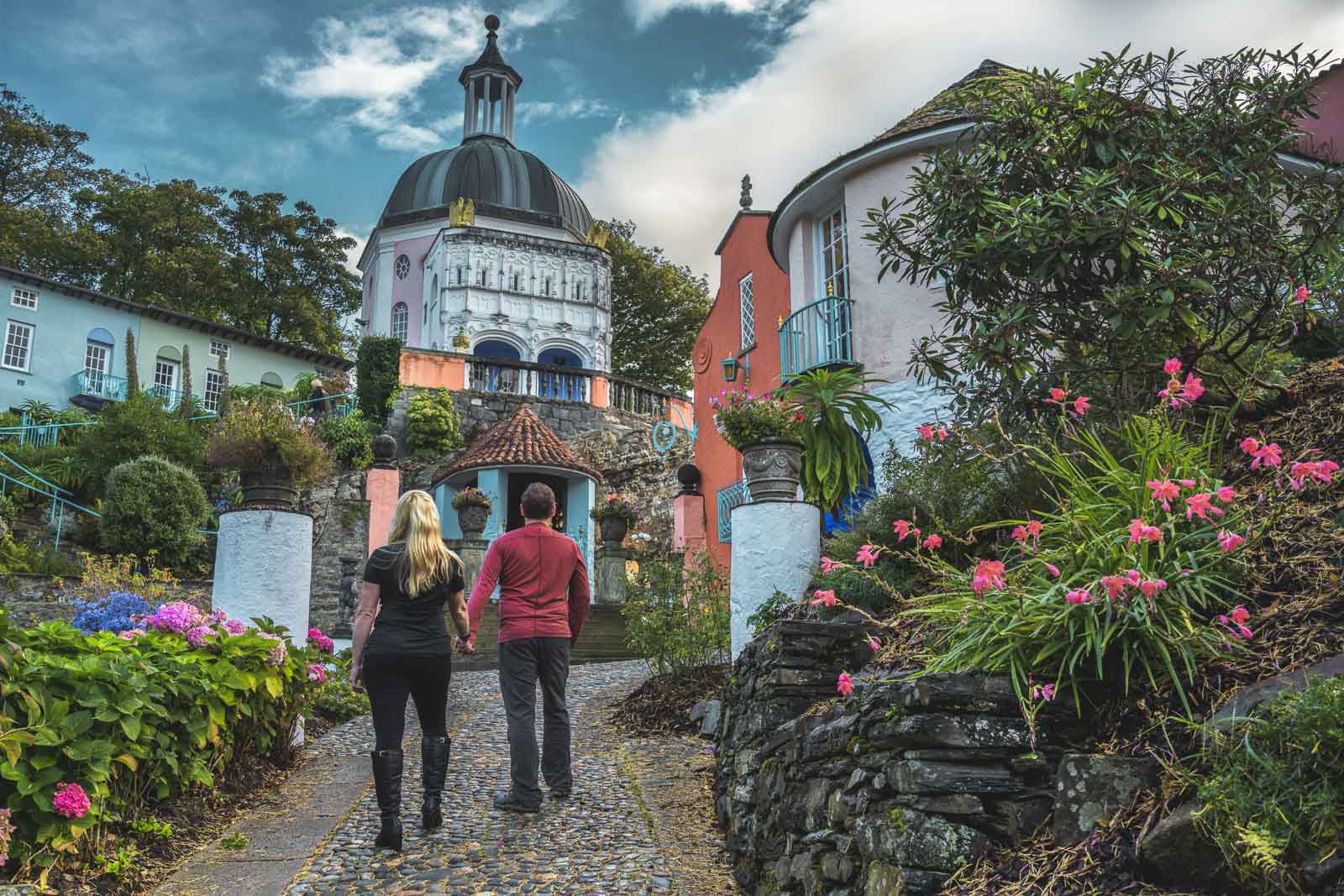 best places to visit in wales 
Portmeirion